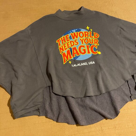 Dressed in Lala TWNYM Remix Boxy Pullover Grey - Picture 3 of 4